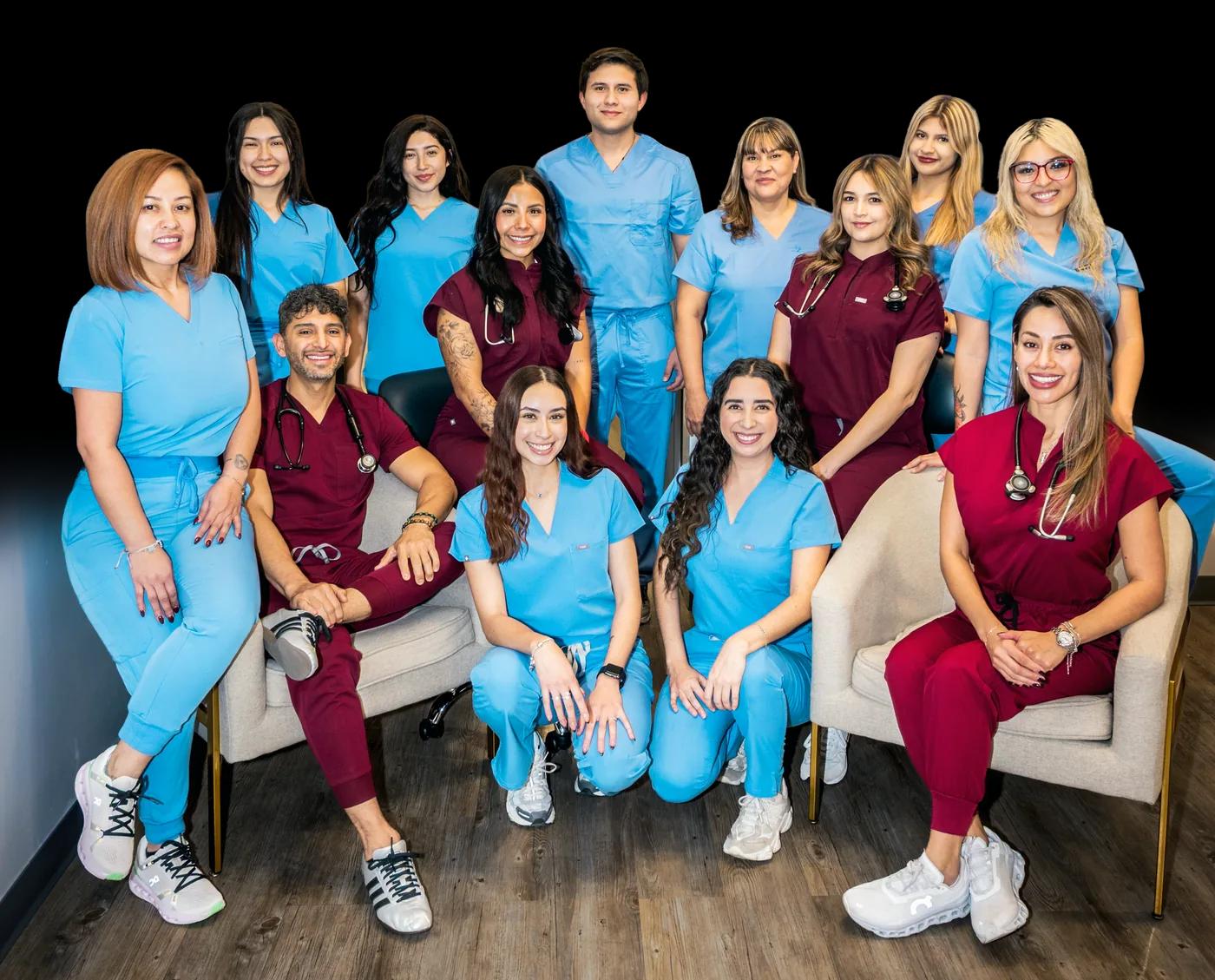 Group portrait at Premier Primary Care Clinic